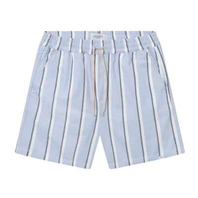 Lawson Stripe Shorts - Summer Sky & White