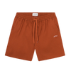 Stan Seersucker Swim Short - Court Orange