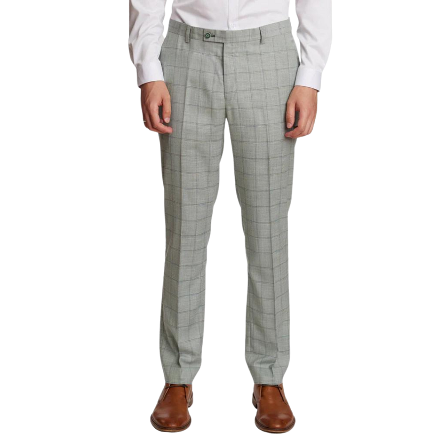Downing Pants - Green Double Check