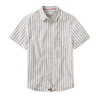 Lived-In Cotton Short Sleeve Button Down - Pine Needle Stripe