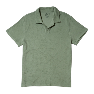 Riviera Terry Polo - Basil