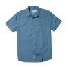 Lorenzo Dobby Short Sleeve Shirt - Blue Stone