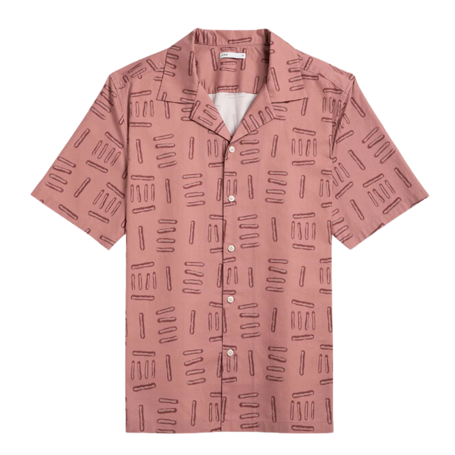 Rockaway Printed Shirt - Old Rose Print