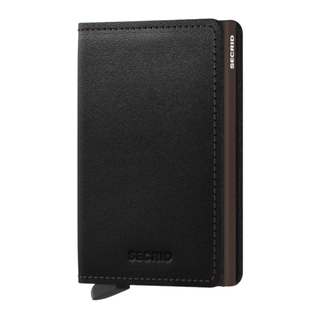 Slimwallet - Original Black & Brown