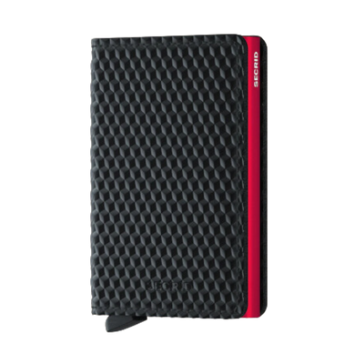 Slimwallet - Cubic Black & Red