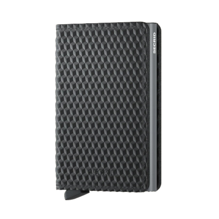 Slimwallet - Cubic Black & Titanium