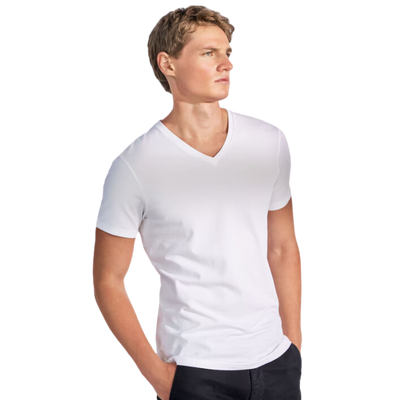 V-Neck Undershirt - 2 Pack - White