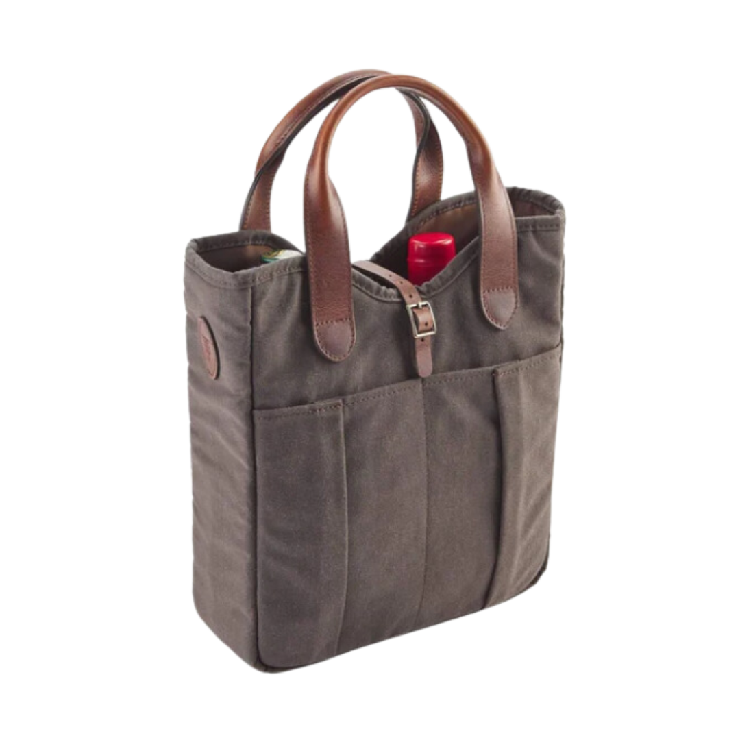 Canvas Whiskey Tote - Bark