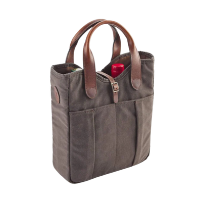 Canvas Whiskey Tote - Bark