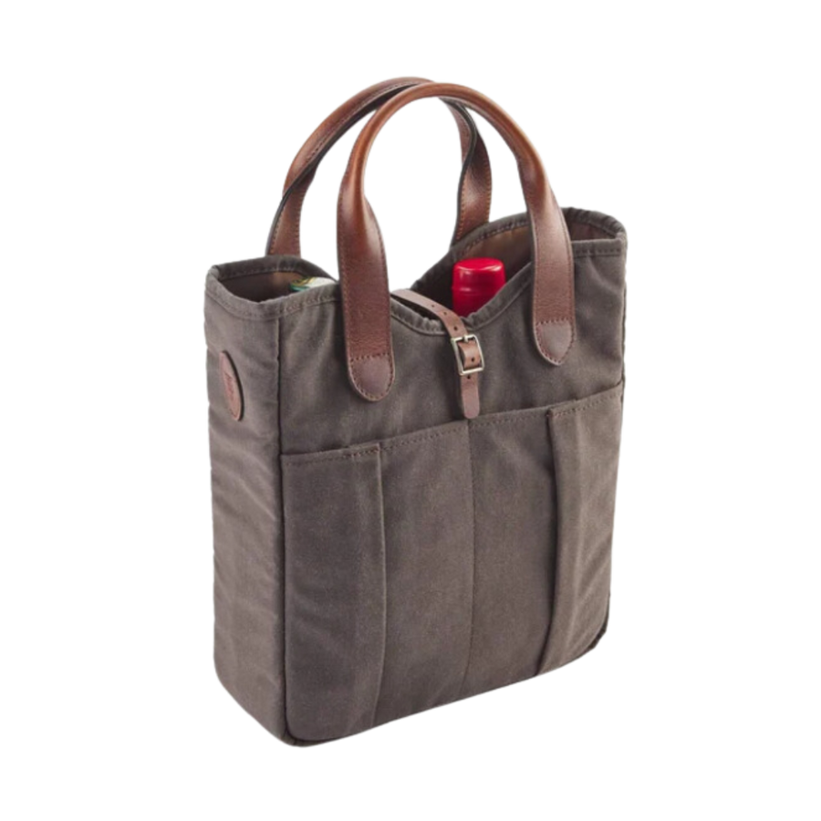 Canvas Whiskey Tote - Bark