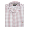 Monroe Poplin Shirt - Merlot Branco Vinho