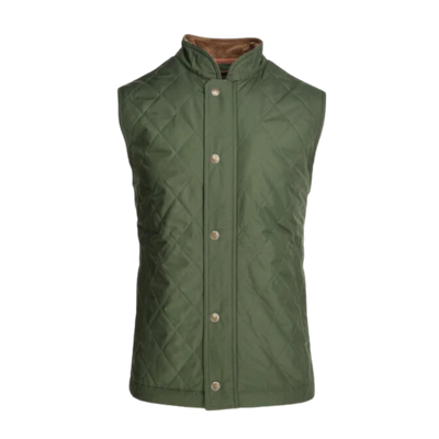 Loudoun Quilted Vest - Forest Green