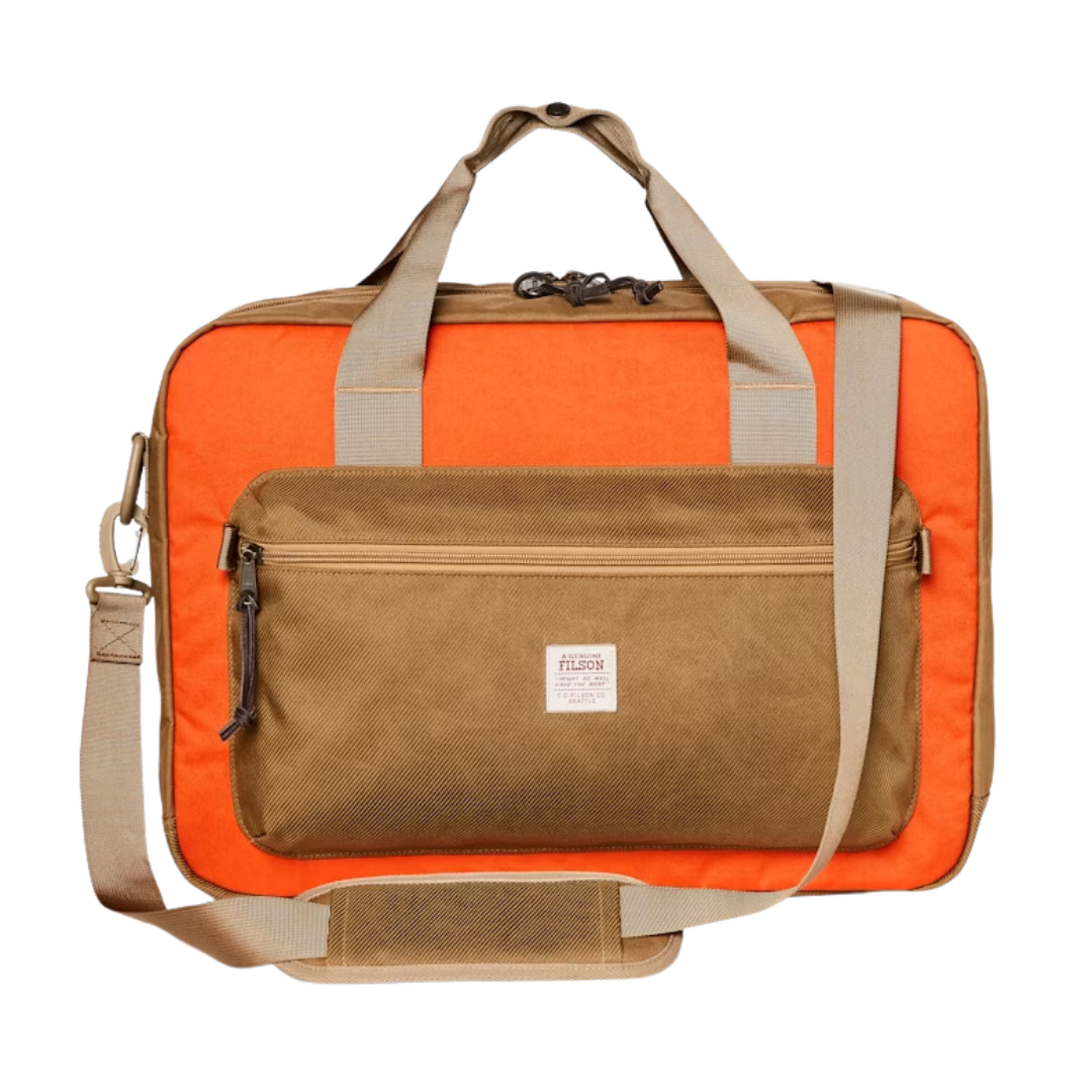 Surveyor Pullman Pack - Dark Tan & Flame
