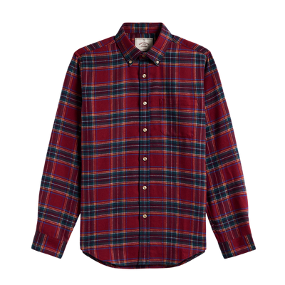 Almada Flannel Shirt - Red Plaid