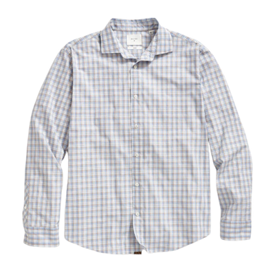 Windowpane Plaid Hutcheson Shirt - Blue Multi