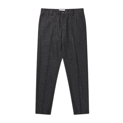 Como Wool Suit Pants - Charcoal