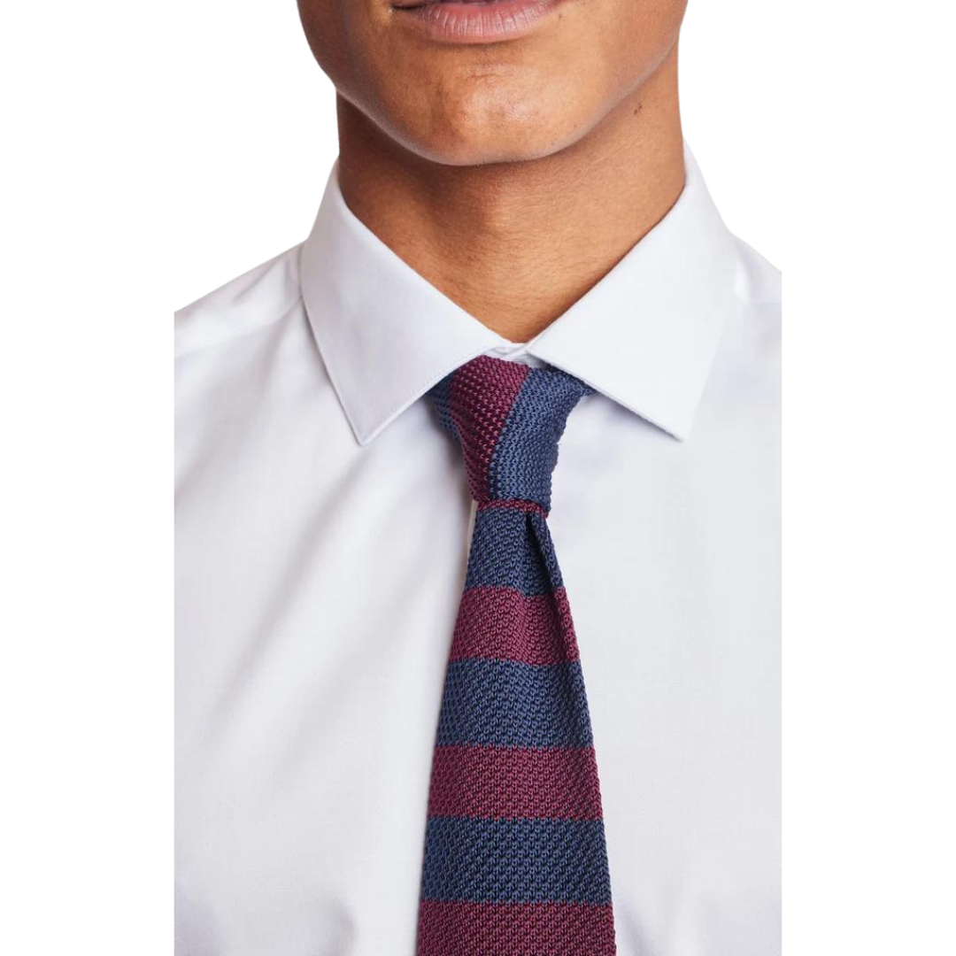 Knit Tie - Navy Malbec
