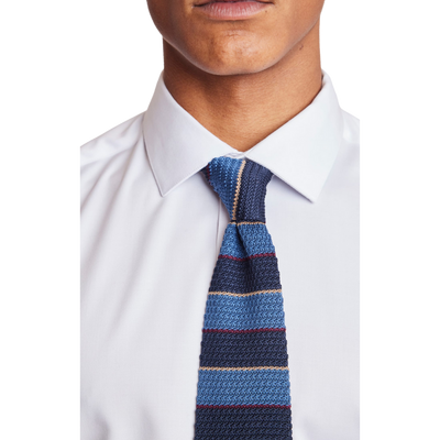 Knit Tie - Arctic Navy Multi