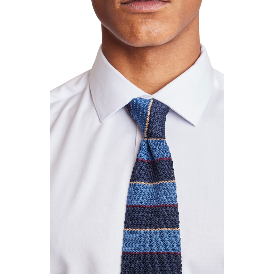 Knit Tie - Arctic Navy Multi