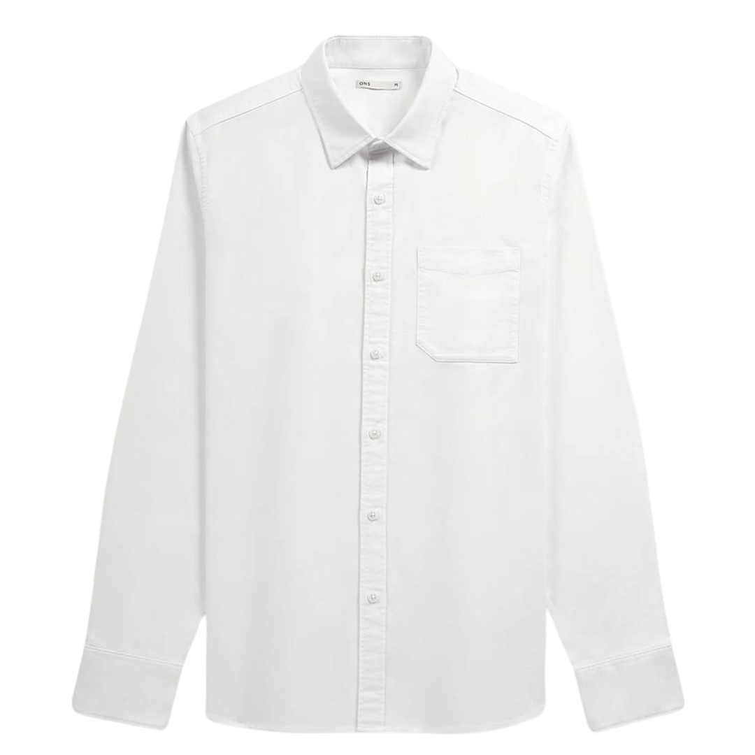 Arik Oxford Shirt - Bright White
