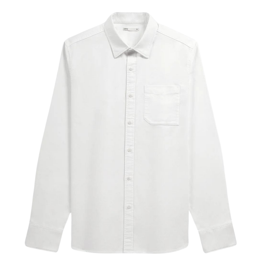 Arik Oxford Shirt - Bright White