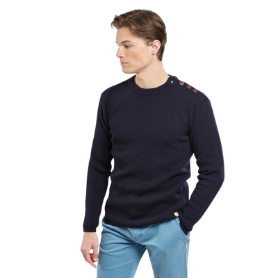 Lambswool Sailor Sweater - Navy