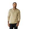 Robles Knit Long Sleeve Polo - Oatmeal