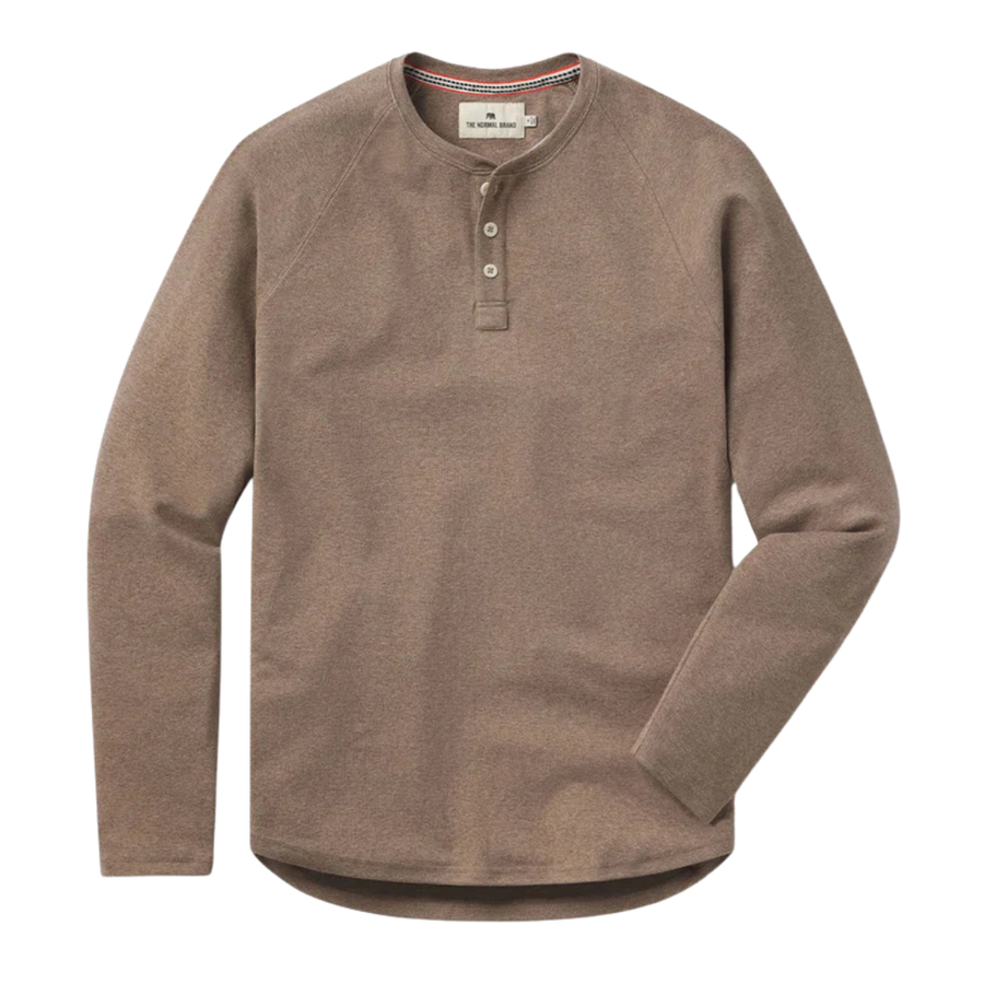 Puremeso Raglan Henley - Taupe