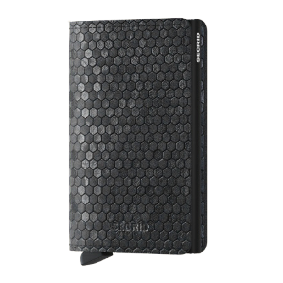 Slimwallet - Hexagon Black