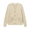 Gary Fleck Wool Cardigan - Light Sand