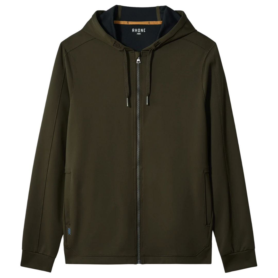 Spar Full Zip Hoodie V2 - Dark Moss