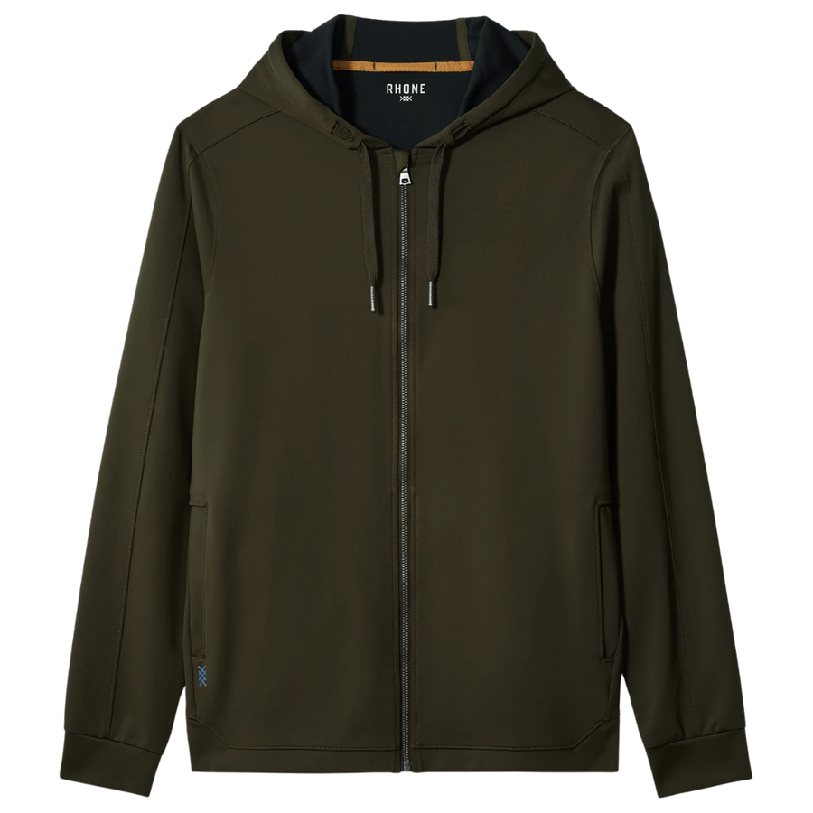 Spar Full Zip Hoodie V2 - Dark Moss