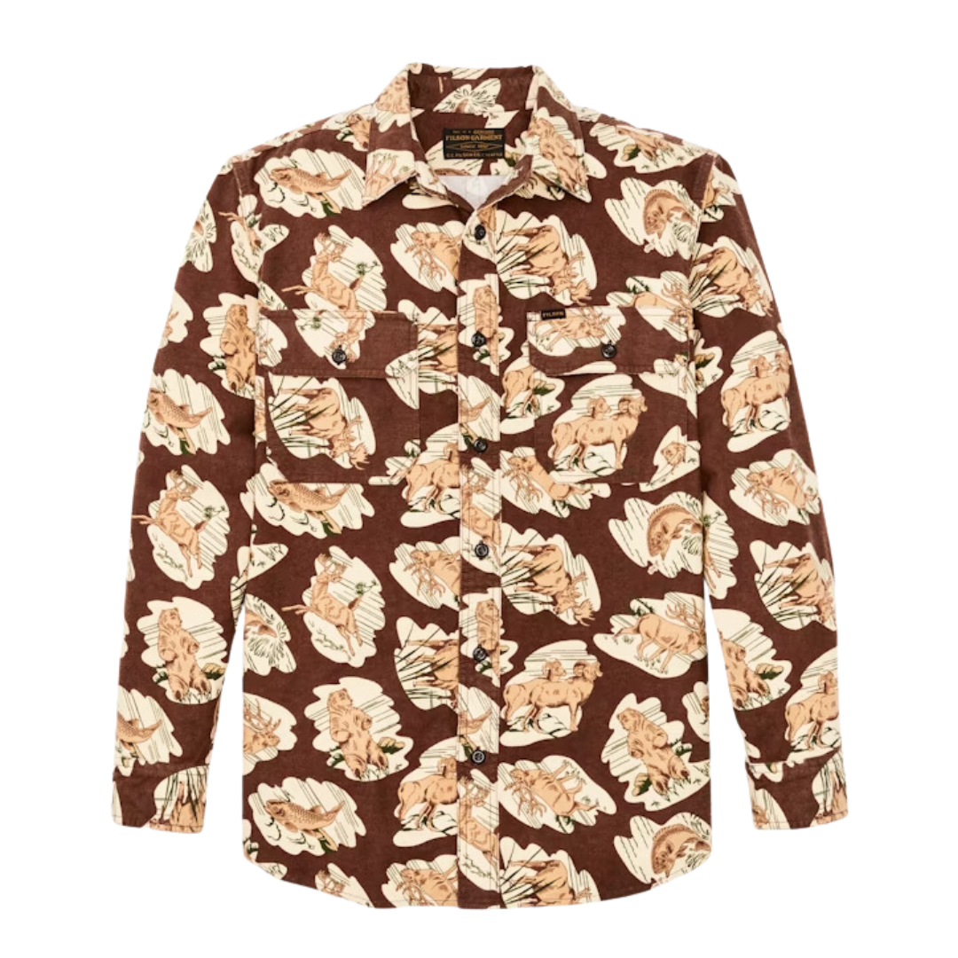 Field Flannel Shirt - Sorrel Wildlife