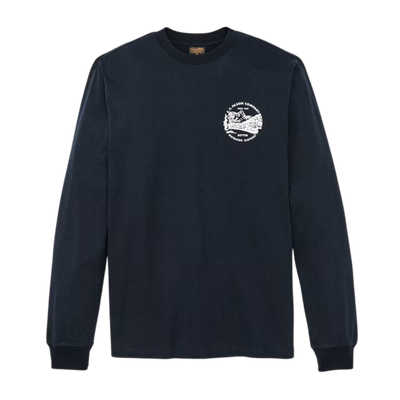 Long Sleeve Frontier Graphic T-Shirt - Navy Northwest