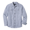 Houndstooth Double Cloth Workshirt - Cream Navy