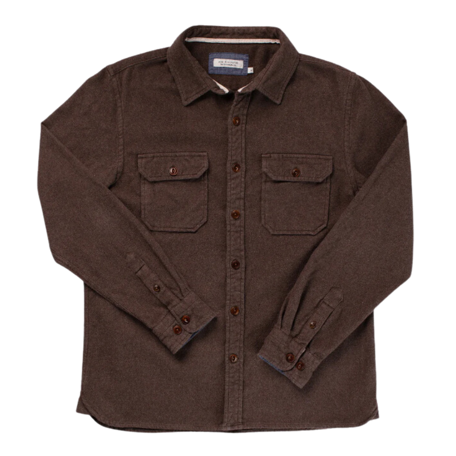 Winter Flannel Utility Shirt - Cedar