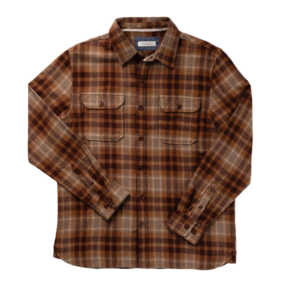 Winter Flannel Utility Shirt - Desert Bark