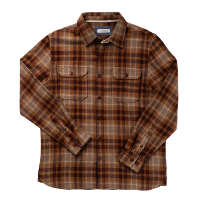 Winter Flannel Utility Shirt - Desert Bark