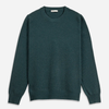 Dante Crew Jacquard Sweater - Pine Heather