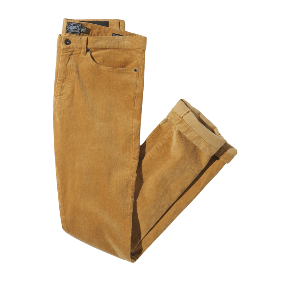 Burlington 5 Pocket Stretch Corduroy - Saddle
