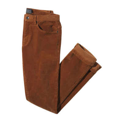 Burlington 5 Pocket Stretch Corduroy - Rawhide