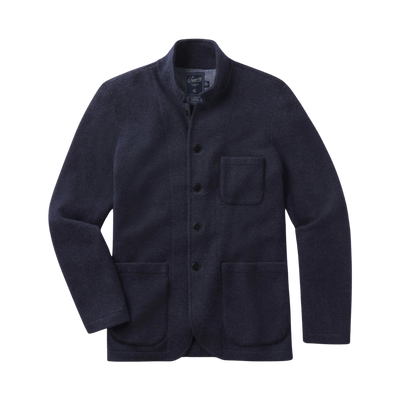 Nelson Jacquard Swacket - Navy