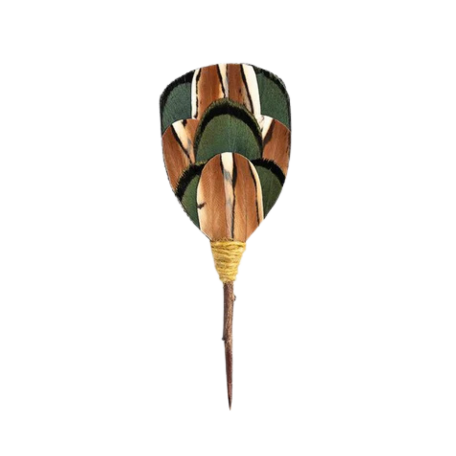 Evanston Lapel Pin - Pheasant & Quail Feathers