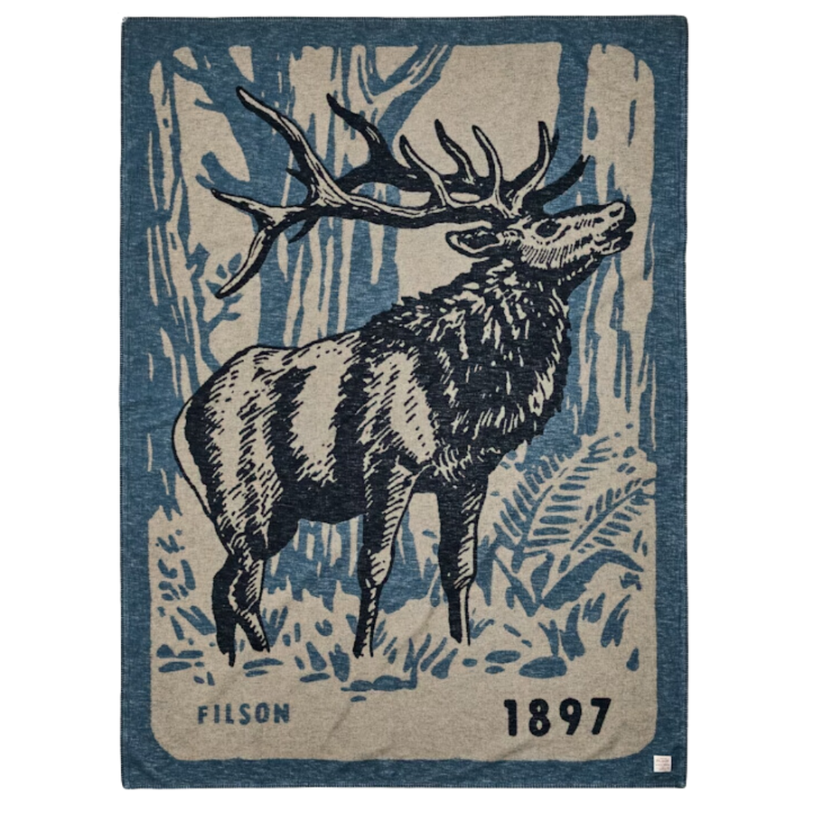Filson Cotton Blanket - Blue Elk Woods