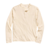 Slub Tuck Henley - Tinted White