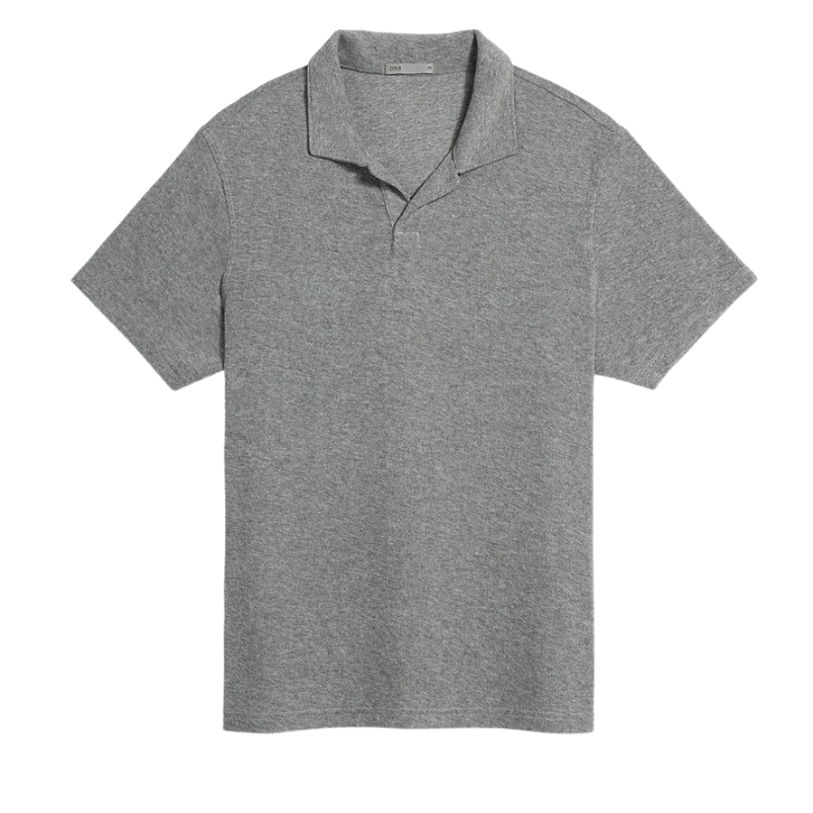 Colby Towel Polo - Charcoal Heather