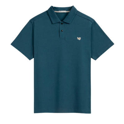 Bennett Cotton Bee Polo - Sea Blue