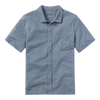 Puremeso Short Sleeve Weekend Button Down - Lake Blue