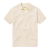 Robles Textured Knit Polo - Ivory