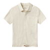 Knit Getaway Short Sleeve Button Down - Stone